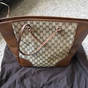 Gucci Bree Tote GG Canvas
